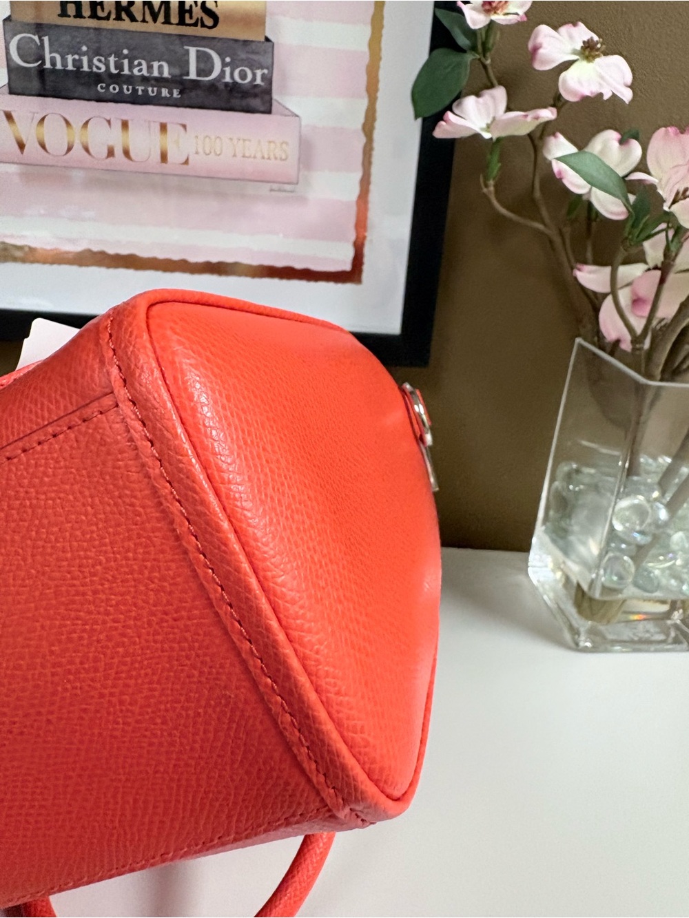 Coach Bennett coral Leather Satchel - Picture 13 of 16